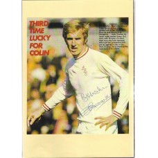 Signed picture of Colin Waldron the Burnley FC footballer